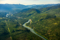 Kootenai River looking towards Troy Montana