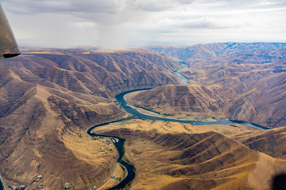 Confluence of Grand Ronde River and Snake River