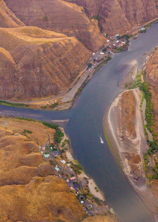 Grande Ronde River and Snake River confluence-2