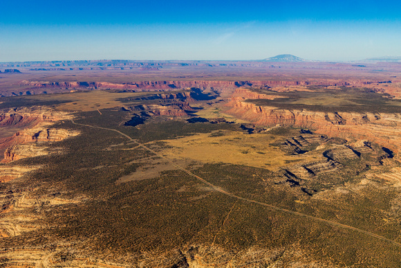 Johns Canyon looking towards Navajo Mountain-2