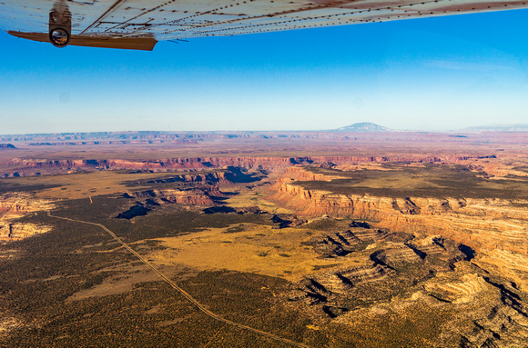 Johns Canyon looking towards Navajo Mountain