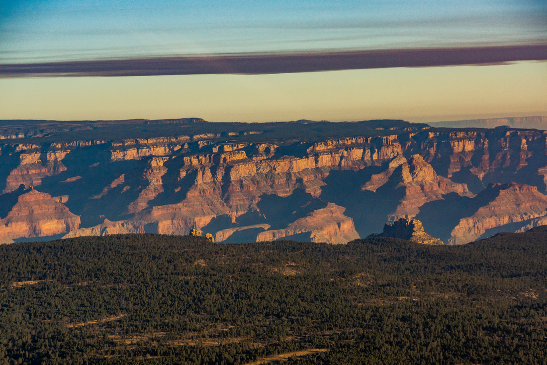 Coconino Plateau looking towards Grand Canyon