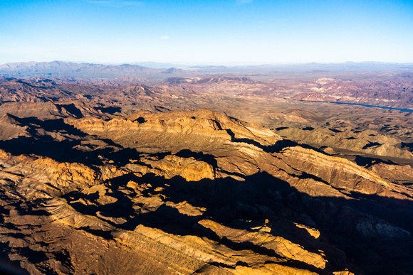 Eldorado Mountains and Colorado River -4