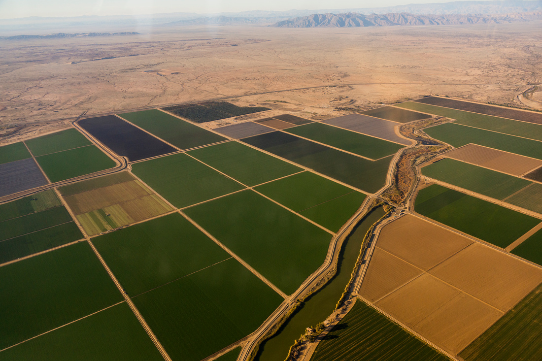 Agriculture along southwestern edge of the Salton Sea-2