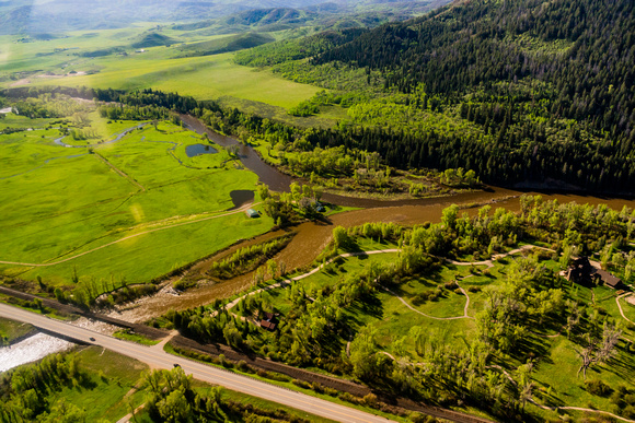 Elk River and Yampa River Confluence