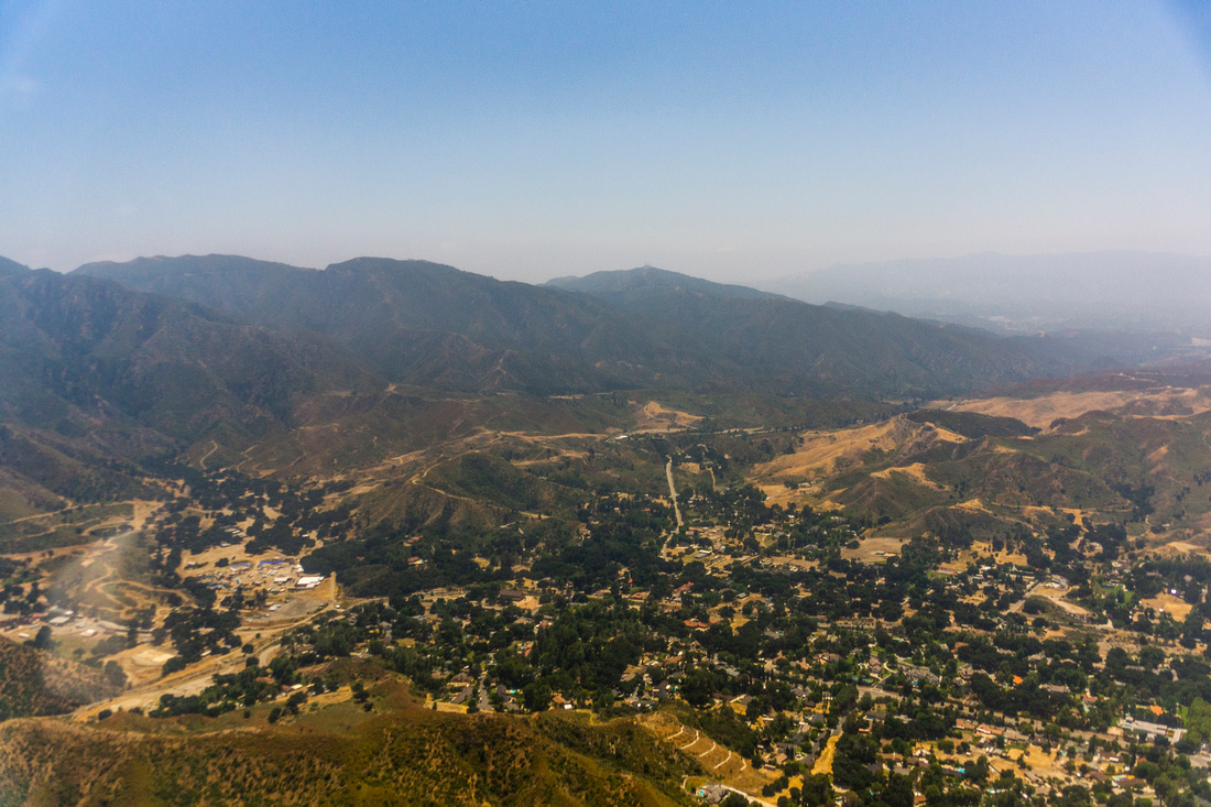 San Gabriel Mountains near Santa Clarita CA