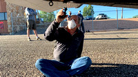 Bruce Gordon placing GoPro on 761XE