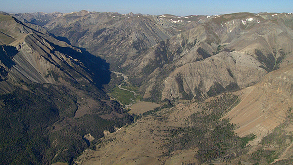 Wood River Valley, Double D ranch meadow, SNF