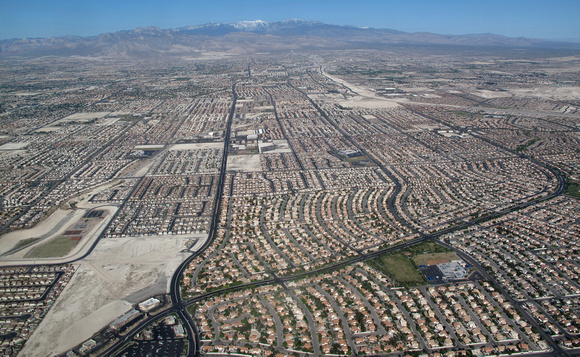 Urban sprawl in Las Vegas, Nevada