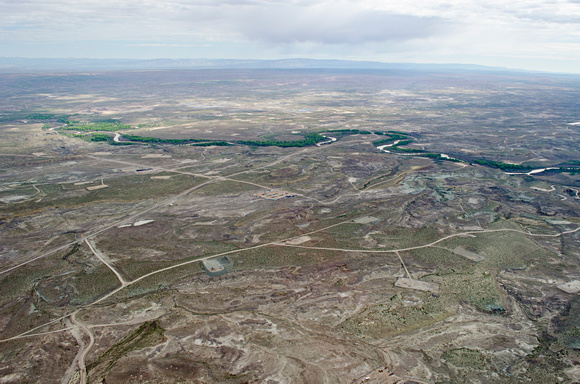 natural gas development in the Uinta Basin near the White River