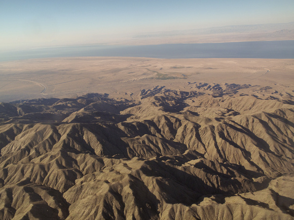 Orocopia Mountains  and Salton Sea